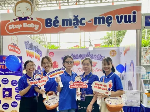 Step Baby – Thương hiệu được nhiều mẹ yêu thích tại Sự kiện mẹ và bé lớn nhất năm 2023 do Kids Plaza tổ chức