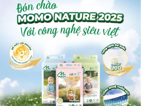 Momo Nature 2025: Bước đột phá mới với bề mặt lợi khuẩn và công nghệ thấm hút vượt trội