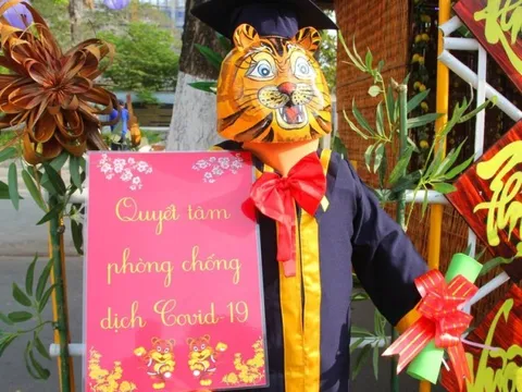 Đường hoa Xuân Nhâm Dần 2022 thơ mộng ở Tp.Bạc Liêu