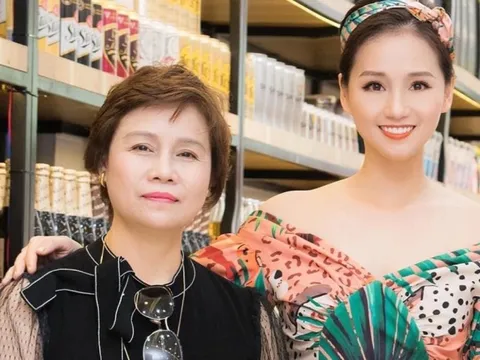 Chân dung mẹ ruột thành đạt, từng là hoa khôi của Lã Thanh Huyền