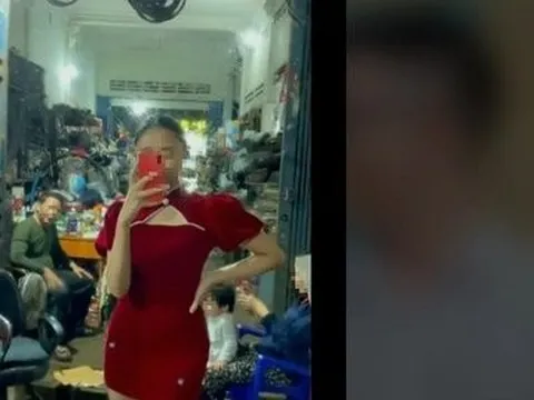 Con dâu mặc váy ngắn uốn éo trước bố chồng nói gì khi bị chỉ trích?