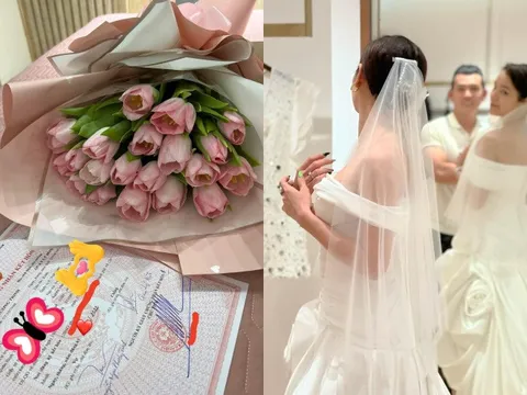 Phương Trinh Jolie khoe giấy đăng ký kết hôn với trai trẻ, sắp làm đám cưới