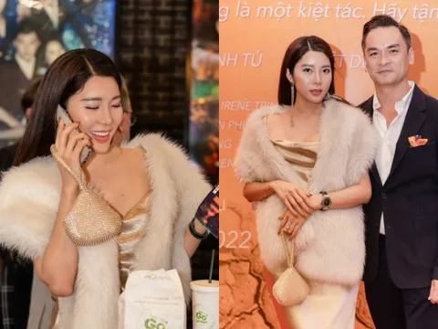 Á hậu Yan My tái ngộ "bố" Đức Hải tại Hà Nội