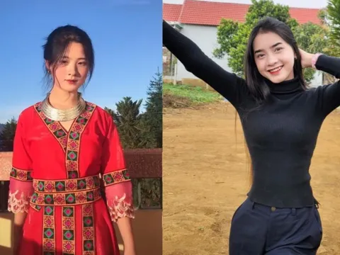 Cận cảnh nhan sắc trong trẻo, khó thể rời mắt của 2 thiếu nữ vùng cao đang “nổi như cồn”