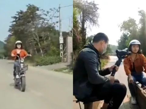 Trần Vân khiến khán giả phì cười khi hé lộ clip hậu trường hài hước phim "Phố trong làng"