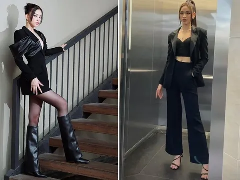 Sao đẹp cuối tuần: Tiểu Vy, Đỗ Thị Hà quyến rũ với trang phục sắc đen