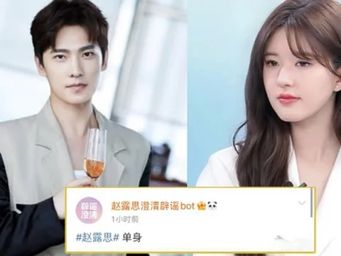 Triệu Lộ Tư lên tiếng về tin đồn hẹn hò Dương Dương, "đá bay" Địch Lệ Nhiệt Ba