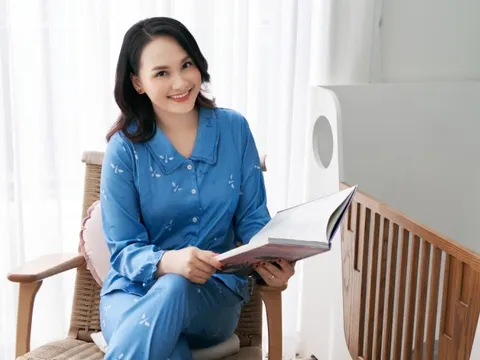 Nhan sắc "mẹ bỉm sữa" Bảo Thanh dù mặc đồ giản dị