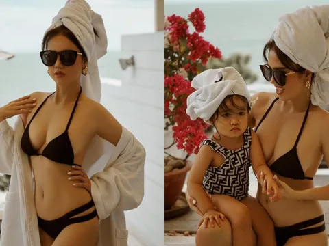 Chị ruột U40 của Ngọc Trinh khoe vóc dáng nóng bỏng