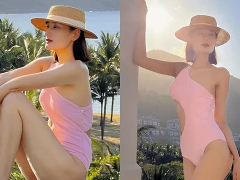 Từng bị gọi “bộ xương di động”, người mẫu Lê Thúy đầy đặn hơn sau nhiều năm rời sàn diễn