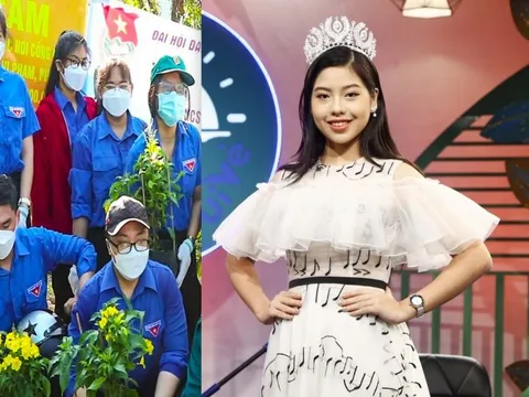 Miss Teen Gia Hân trồng cây bảo vệ môi trường