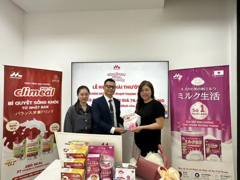 Chương trình “Cào liền tay rinh ngay sức khỏe” của Morinaga Nutritional Foods Việt Nam tìm ra chủ nhân giải nhất