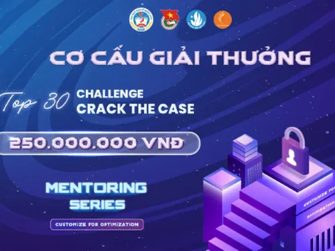 [Mentoring Series 2025] Công bố cơ cấu giải thưởng dành cho top 30 đội xuất sắc nhất Challenge "Crack The Case"