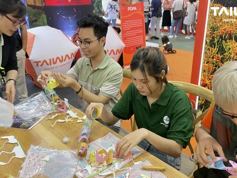 Gian hàng Đài Loan chinh phục du khách Việt bằng văn hóa và ẩm thực độc đáo tại VITM 2025