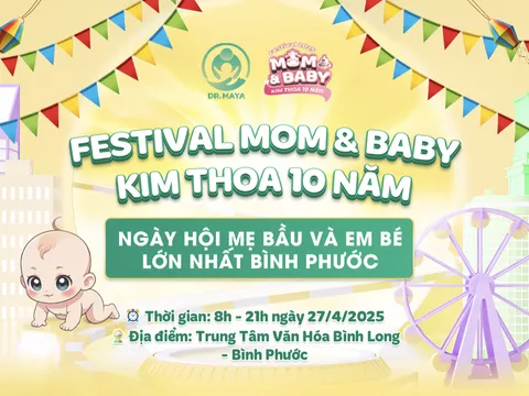 Dr.Maya điểm sáng yêu thương tại  tại Festival Mom & Baby lớn nhất Bình Phước