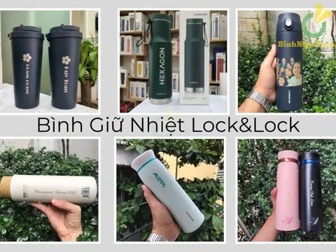Bình Giữ Nhiệt Lock&lock Khắc Tên, In Logo  – Món Quà Hoàn Hảo, Chất Lượng Cho Doanh Nghiệp